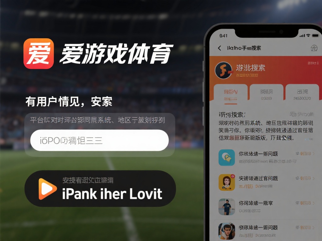 有用户反馈，在安卓和iOS平台上搜索“爱游戏体育”